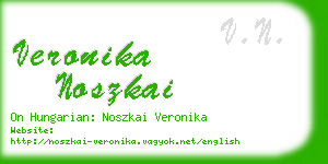 veronika noszkai business card